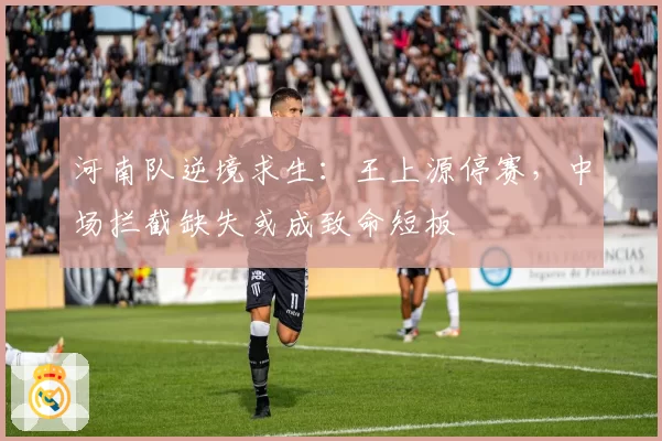 河南队逆境求生：王上源停赛，中场拦截缺失或成致命短板