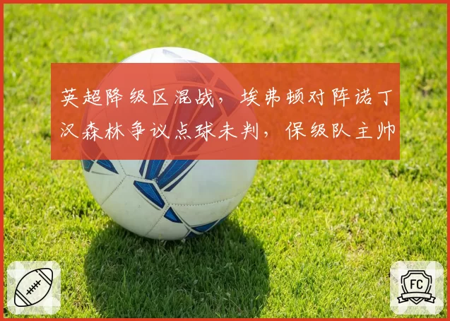 英超降级区混战，埃弗顿对阵诺丁汉森林争议点球未判，保级队主帅怒斥“英超双标”
